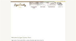 Desktop Screenshot of cigarcountrytours.com